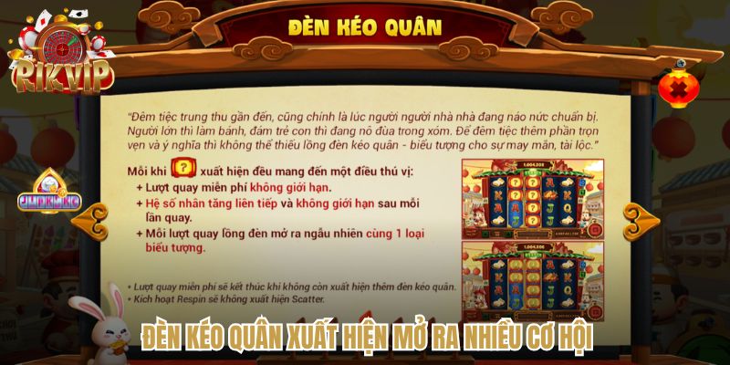 Đèn kéo quân - tính năng đặc biệt chỉ có trong Phá cỗ đèn rồng 